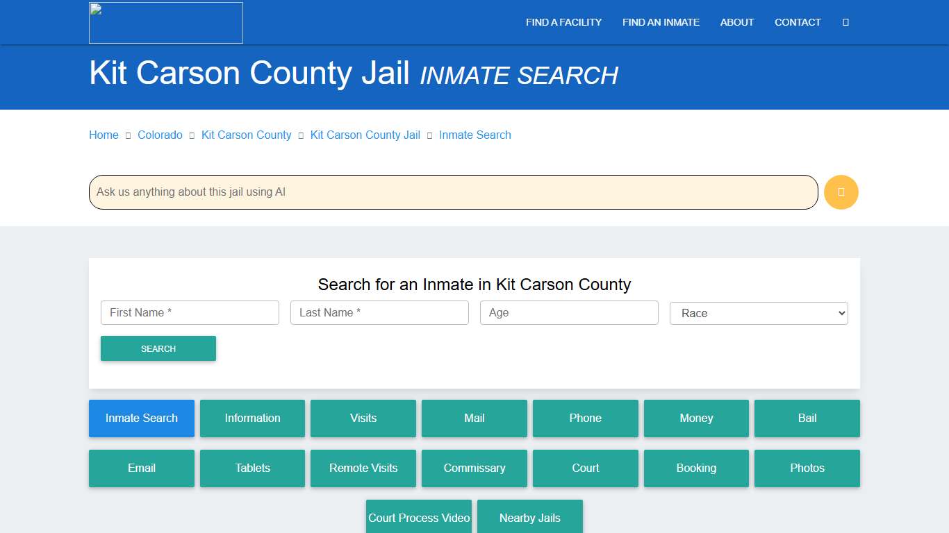 Kit Carson County Inmate Search & Roster Find Inmates CO